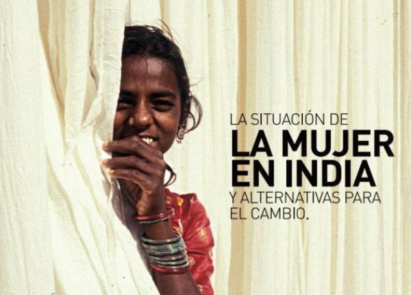 Imagen de la portada para la exposición Más alla del Sari dentro del mismo proyecto de Calcuta Ondoan