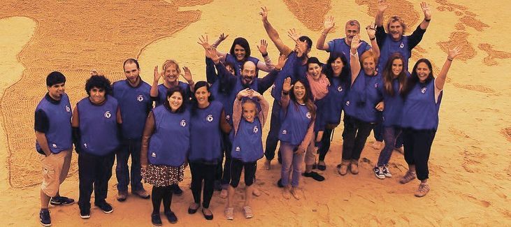 Grupo de voluntarios de Calcuta Ondoan
