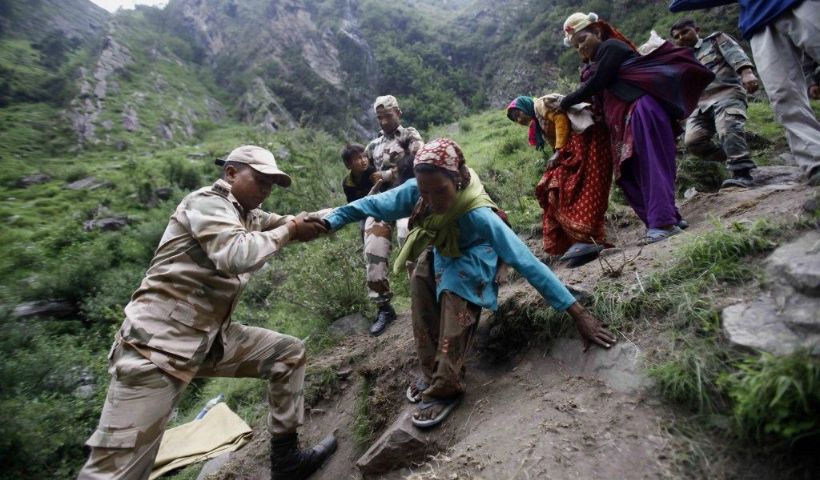 Imagen de un paso complicado para noticia de emergencia en el Himalaya de Calcuta Ondoan